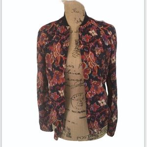Zara Trafaluc Collection Floral Jacket